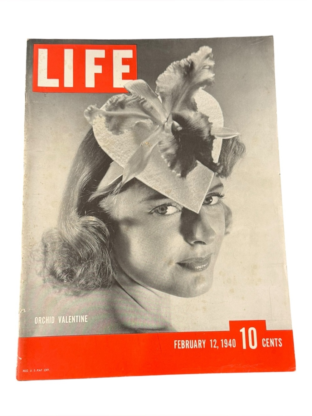 Life Magazine February 12, 1940 Orchid Valentine Vintage Collectible Magazine.